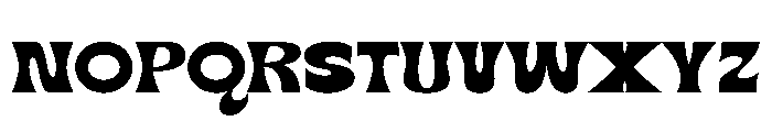 Qruzee Font UPPERCASE