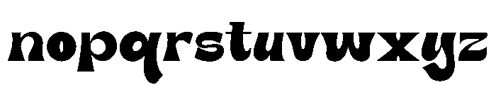 Qruzee Font LOWERCASE