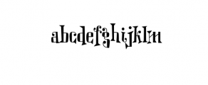Qrankenstein. Hand Drawn Cyrillic Serif Font Font LOWERCASE