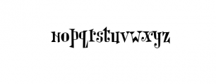 Qrankenstein. Hand Drawn Cyrillic Serif Font Font LOWERCASE