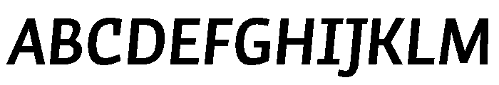 Quinella Bold Italic Font UPPERCASE