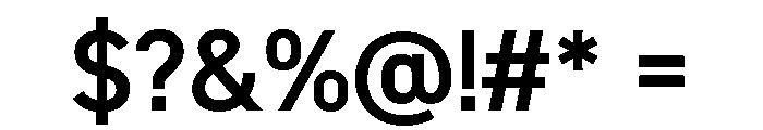 Quinella Semibold Font OTHER CHARS
