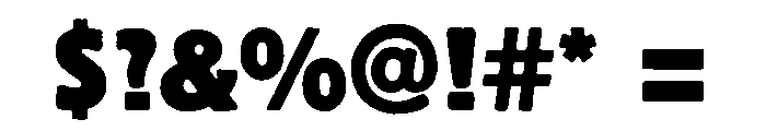 Quokka Bold Font OTHER CHARS