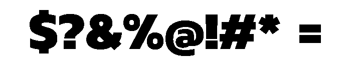 Quokka Extra Bold Font OTHER CHARS