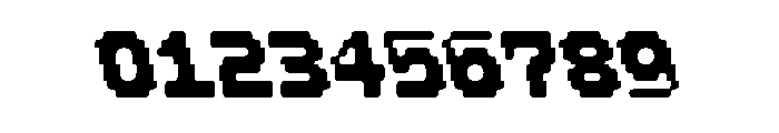 Quokka Glitch Left Font OTHER CHARS