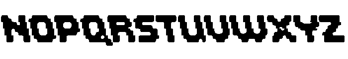Quokka Glitch Left Font UPPERCASE