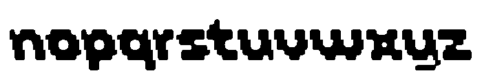 Quokka Glitch Left Font LOWERCASE
