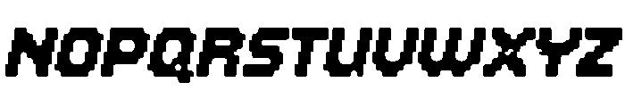 Quokka Glitch Right Font UPPERCASE