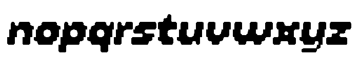 Quokka Glitch Right Font LOWERCASE