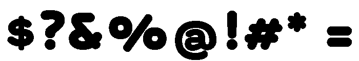Quokka Heavy Font OTHER CHARS
