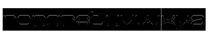 QUANTUM TECH-Hollow-Inverse Font LOWERCASE
