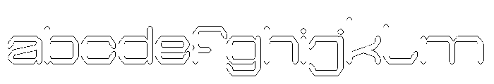 QUANTUM TECH-Hollow FONT