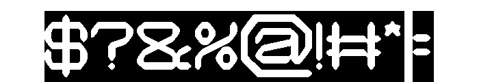 QUANTUM TECH-Inverse Font OTHER CHARS