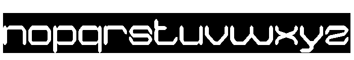QUANTUM TECH-Inverse Font LOWERCASE