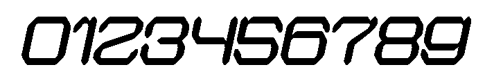 QUANTUM TECH Italic Font OTHER CHARS