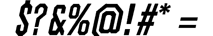 QUDOBO Italic Font OTHER CHARS