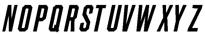 QUDOBO Italic Font UPPERCASE