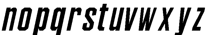 QUDOBO Italic Font LOWERCASE