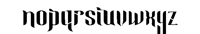QUICK Gird Font LOWERCASE