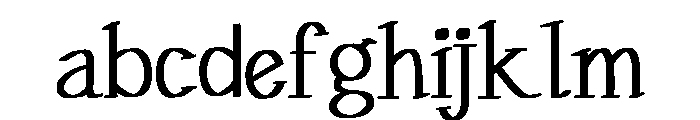 QUILL STROKE FONT