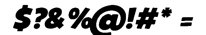 QUIRKO Italic Font OTHER CHARS