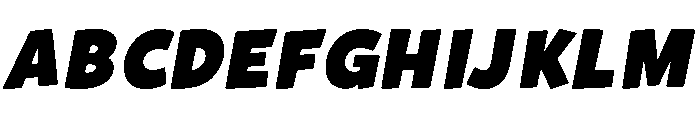 QUIRKO Italic Font UPPERCASE