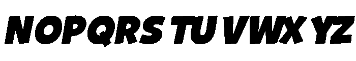 QUIRKO Italic Font UPPERCASE