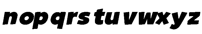 QUIRKO Italic Font LOWERCASE