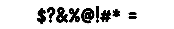 Quack Pop Font OTHER CHARS