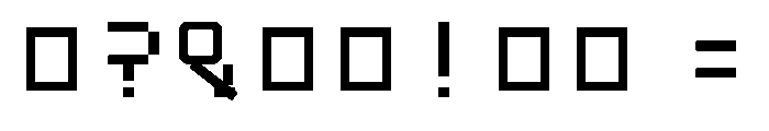 Quadrix Regular Font OTHER CHARS
