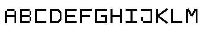 Quadrix Regular Font UPPERCASE