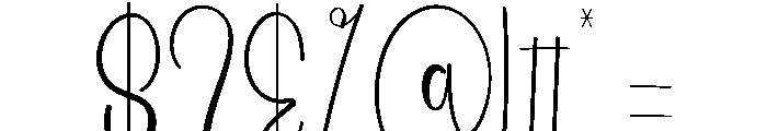 Quaint Holiday Font OTHER CHARS
