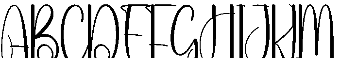 Quaint Holiday Font UPPERCASE