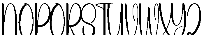 Quaint Holiday Font UPPERCASE