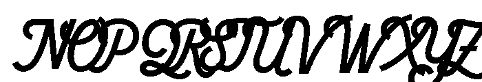 Quallity Noted Regular Font UPPERCASE