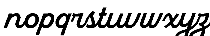 Quallity Noted Regular Font LOWERCASE