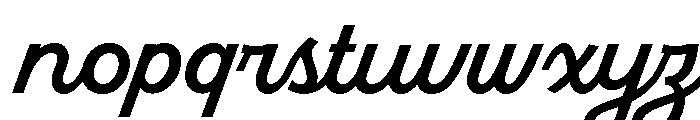 QuallityNoted-Regular Font LOWERCASE