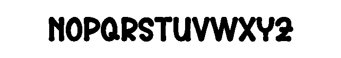 Quancy Font UPPERCASE