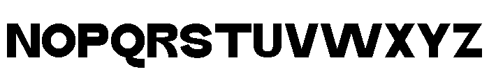 Quantro Sans Black Font UPPERCASE