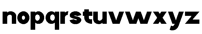 Quantro Sans Black Font LOWERCASE