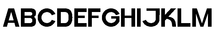 Quantro Sans Bold Font UPPERCASE