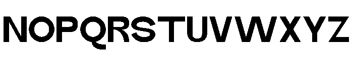 Quantro Sans Bold Font UPPERCASE