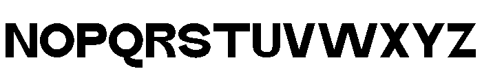 Quantro Sans Extra Bold Font UPPERCASE