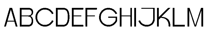 Quantro Sans Light Font UPPERCASE