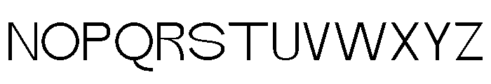 Quantro Sans Light Font UPPERCASE