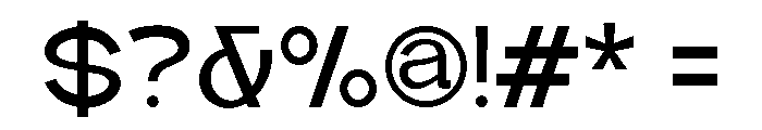 Quantro Sans Medium Font OTHER CHARS