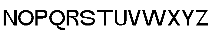 Quantro Sans Medium Font UPPERCASE