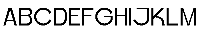 Quantro Sans Regular Font UPPERCASE
