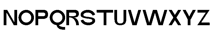 Quantro Sans Semi Bold Font UPPERCASE