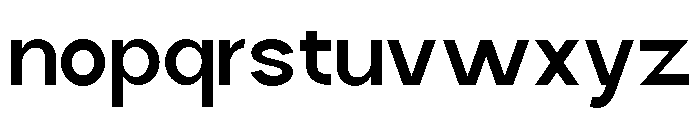 Quantro Sans Semi Bold Font LOWERCASE